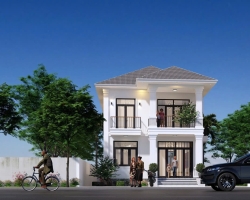 Thiết kế thi công nhà phố Anh Năng (Hòa Bắc - Di Linh - Lâm Đồng)