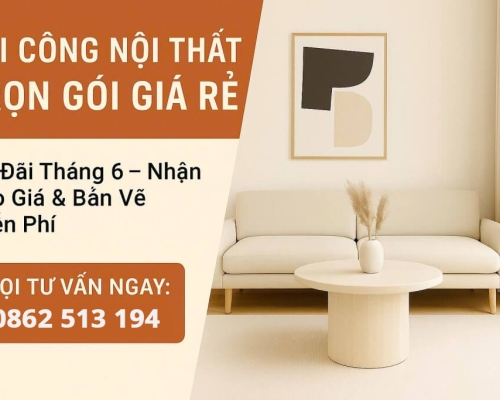 Tư vấn thiết kế thi công nội thất trọn gói